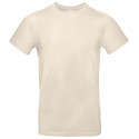 T-shirt coton tubulaire manches courtes moderne E190, couleur Natural