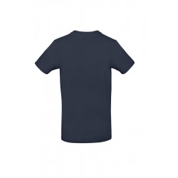 T-shirt coton tubulaire manches courtes moderne E190, couleur Navy