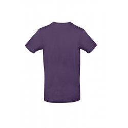 T-shirt coton tubulaire manches courtes moderne E190, couleur Radiant Purple