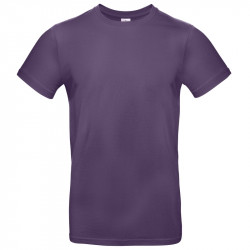 T-shirt coton tubulaire manches courtes moderne E190, couleur Radiant Purple