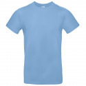 T-shirt coton tubulaire manches courtes moderne E190, couleur Sky Blue