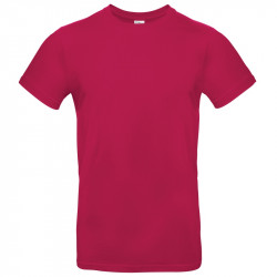 T-shirt coton tubulaire manches courtes moderne E190, couleur Sorbet