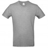 T-shirt coton tubulaire manches courtes moderne E190, couleur Sport Grey