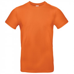 T-shirt coton tubulaire manches courtes moderne E190, couleur Urban Orange