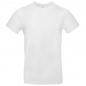 T-shirt coton tubulaire manches courtes moderne E190, couleur White