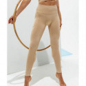 Legging femme multisports, coupe 3D, sans couture
