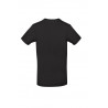 T-shirt coton tubulaire manches courtes moderne E190, couleur Black