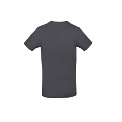 T-shirt coton tubulaire manches courtes moderne E190, couleur Dark Grey